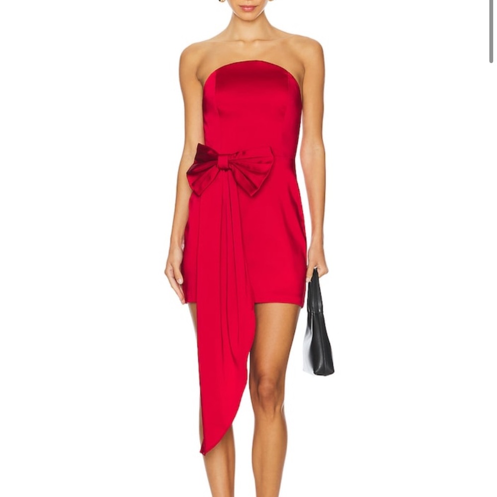 NEW Amanda Uprichard Venice Dress in Ruby